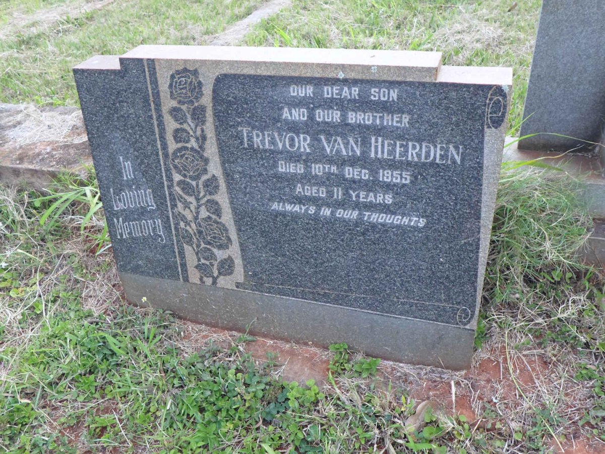HEERDEN Trevor, van -1955