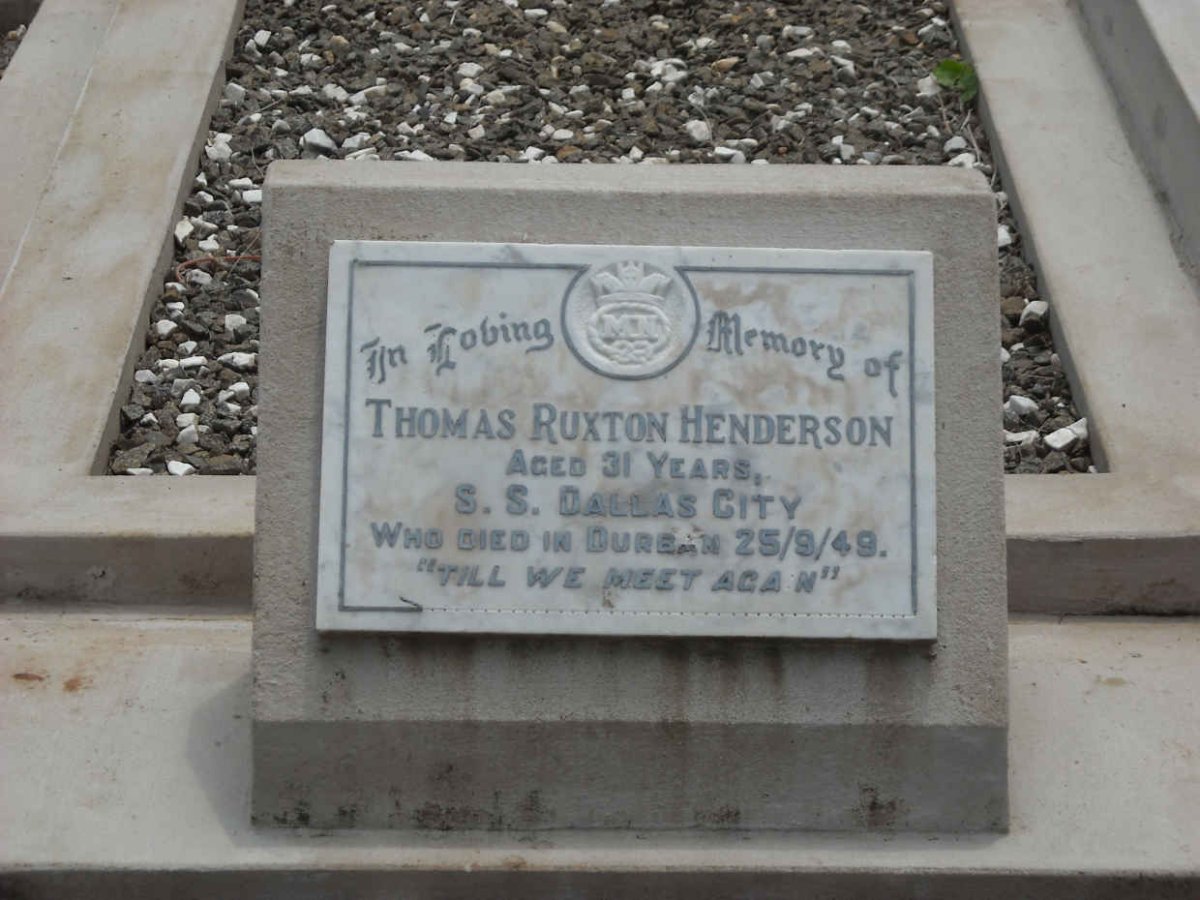 HENDERSON Thomas Ruxton -1949