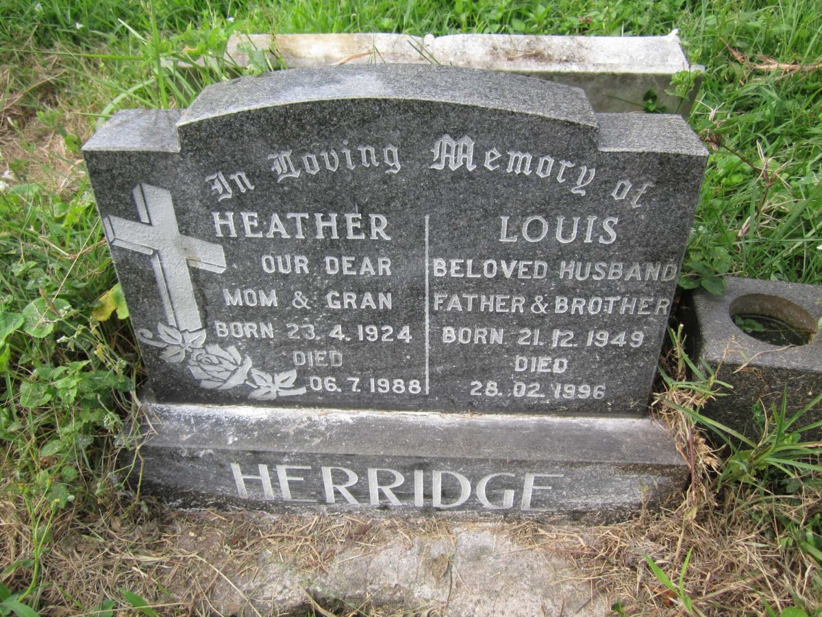 HERRIDGE Heather 1924-1988 :: HERRIDGE Louis 1949-1996