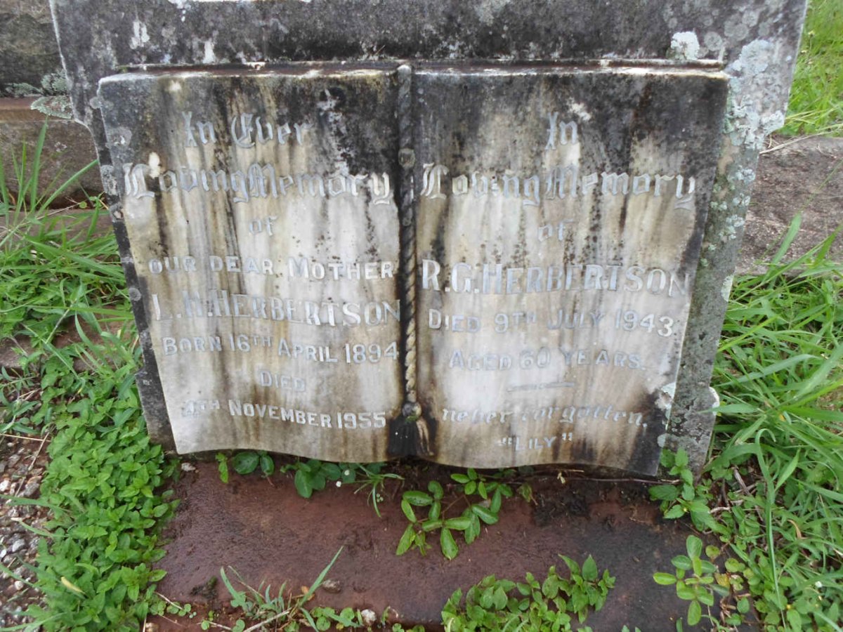 HERBERTSON R.G. -1943 &amp; L.H. 1894-1955
