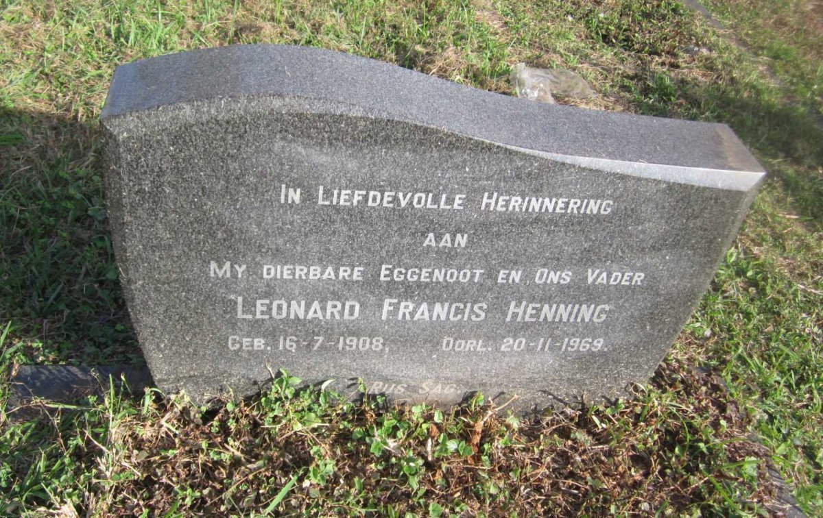 HENNING Leonard Francis 1908-1969