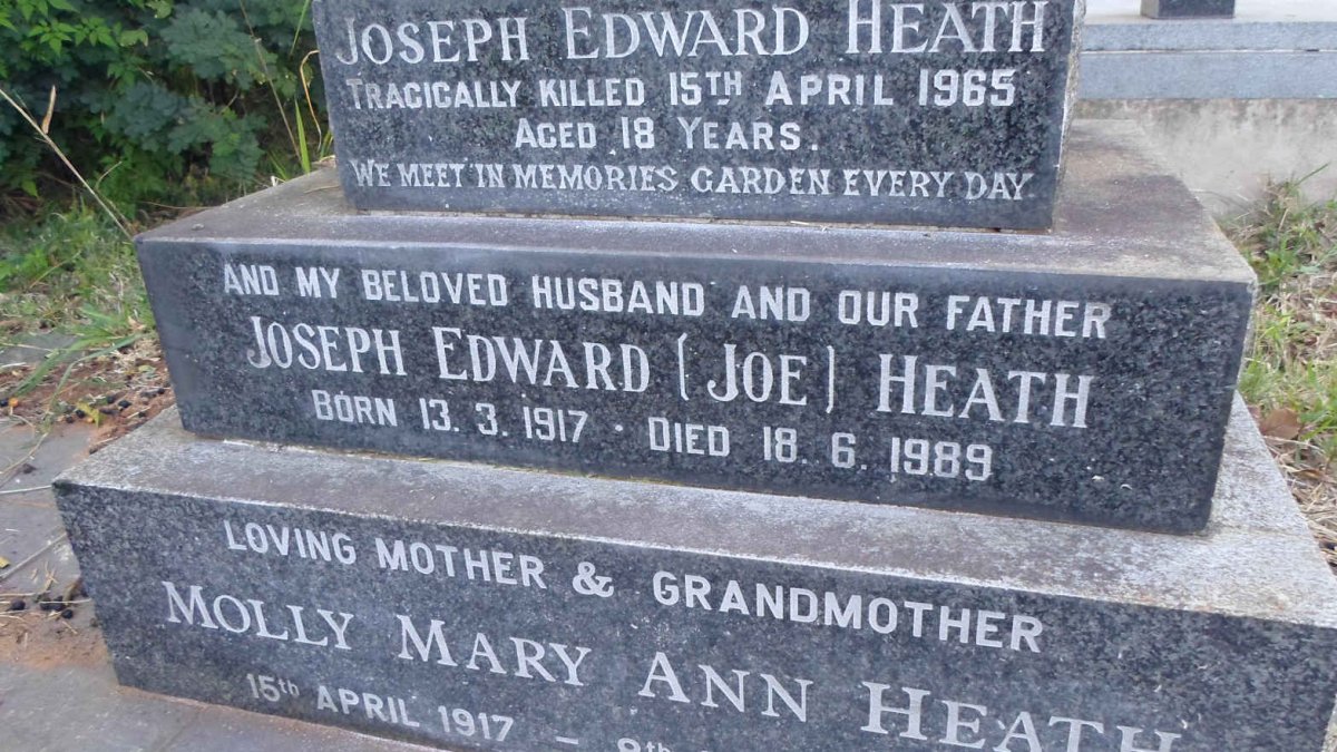 HEATH Joseph Edward 1917-1989