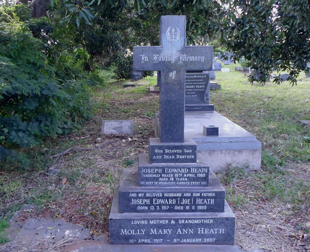 HEATH Joseph Edward 1917-1989 &amp; Molly Mary Ann 1917-2007 :: HEATH Joseph Edward -1965