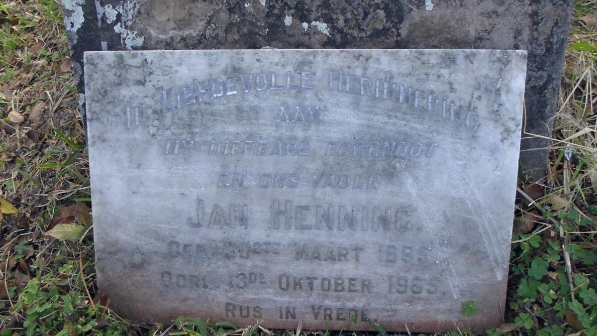 HENNING Jan 1895-1965