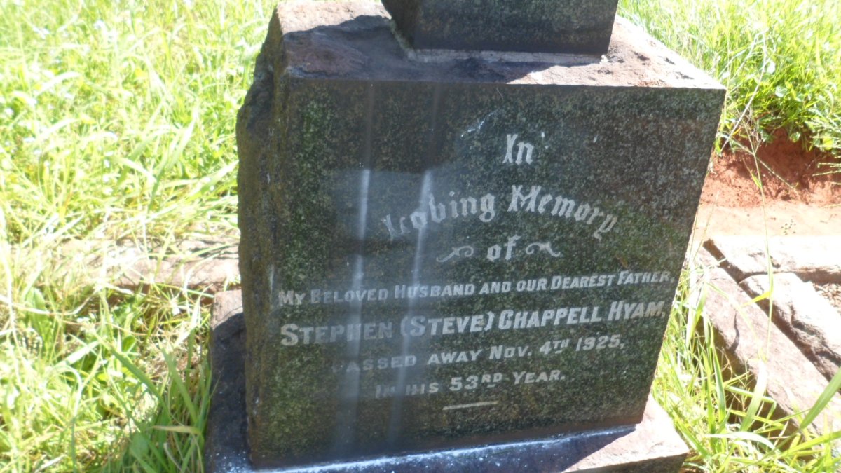 HYAM Steven Chappell -1925
