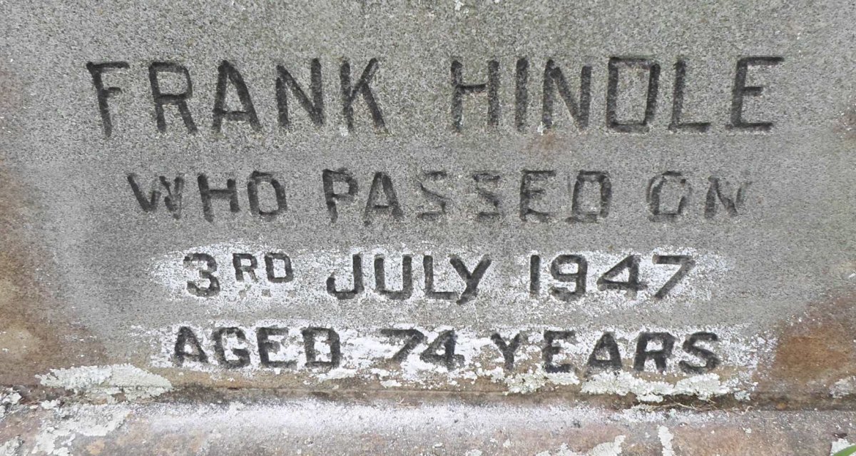 HINDLE Frank -1947 &amp; Emma -1943