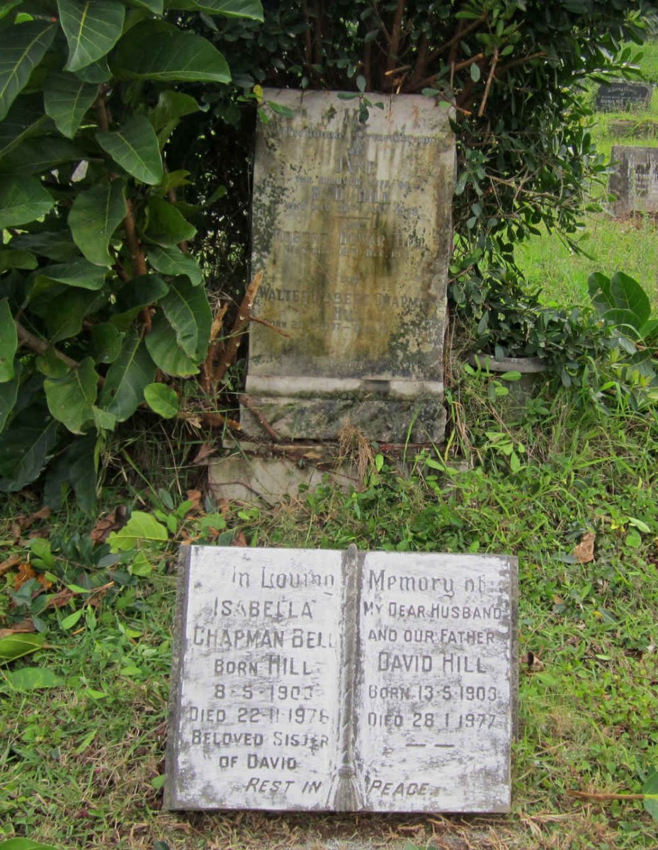 HILL Robert Dewar -1951 &amp; Jane -1938 :: HILL Walter Robert Chapman 1897-1951