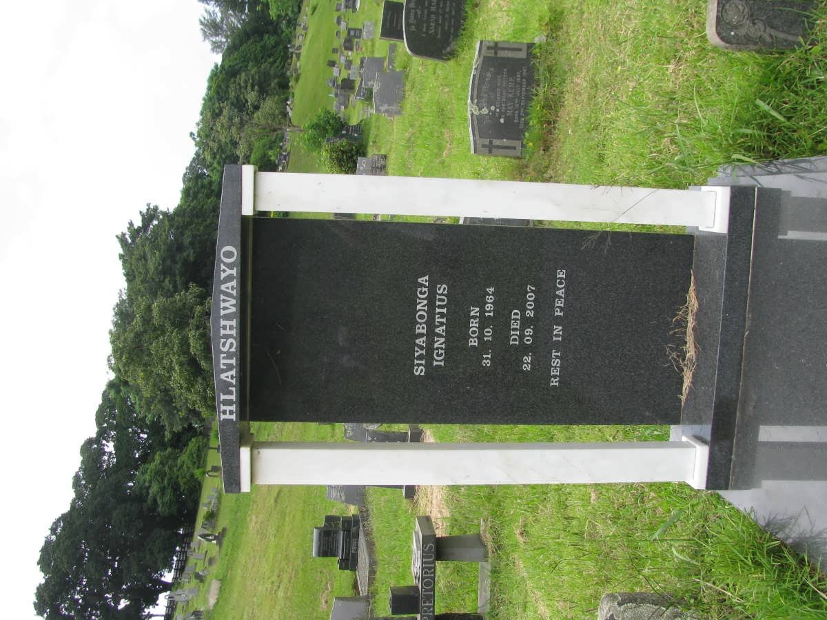 HLATSHWAYO Siyabonga Ignatius 1964-2007