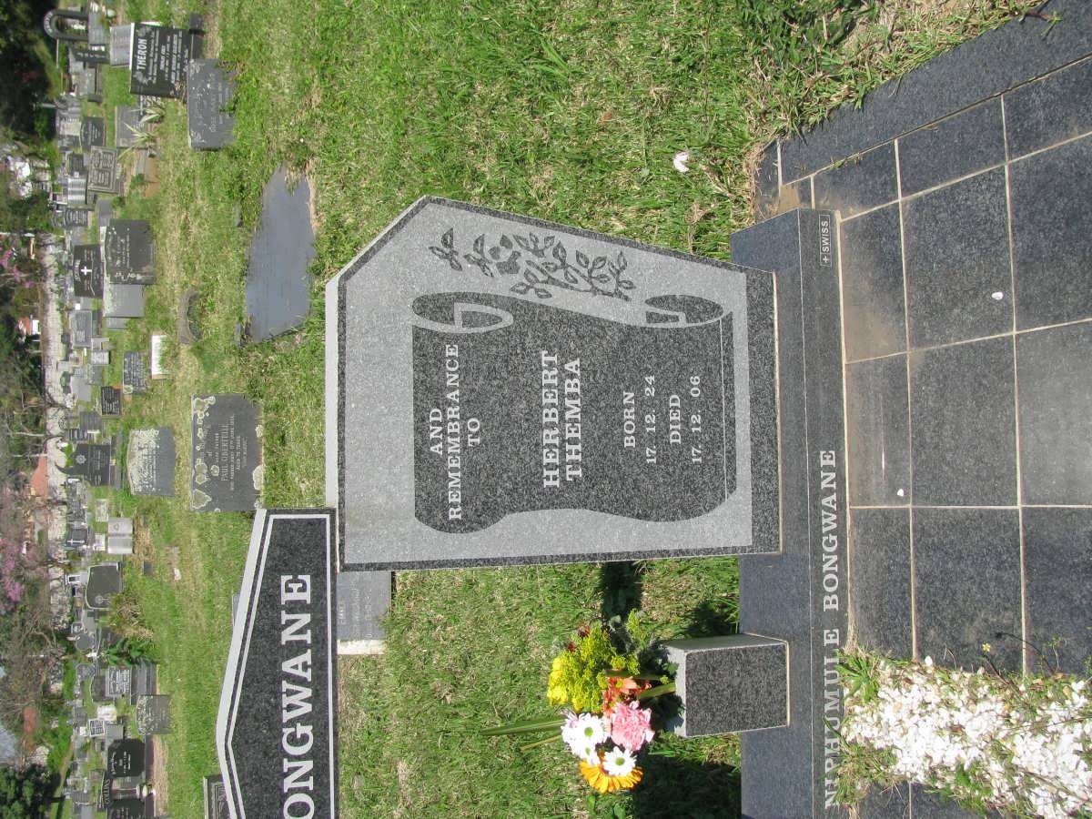 HLONGWANE Herbert Themba 1924-2006 &amp; Audrey Thandiwe Macele 1936-2005