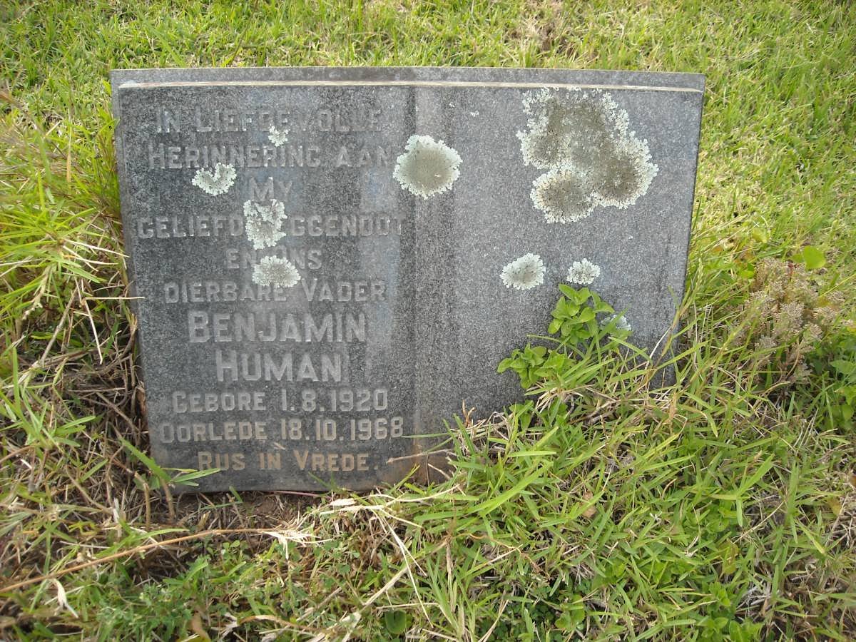 HUMAN Benjamin 1920-1968