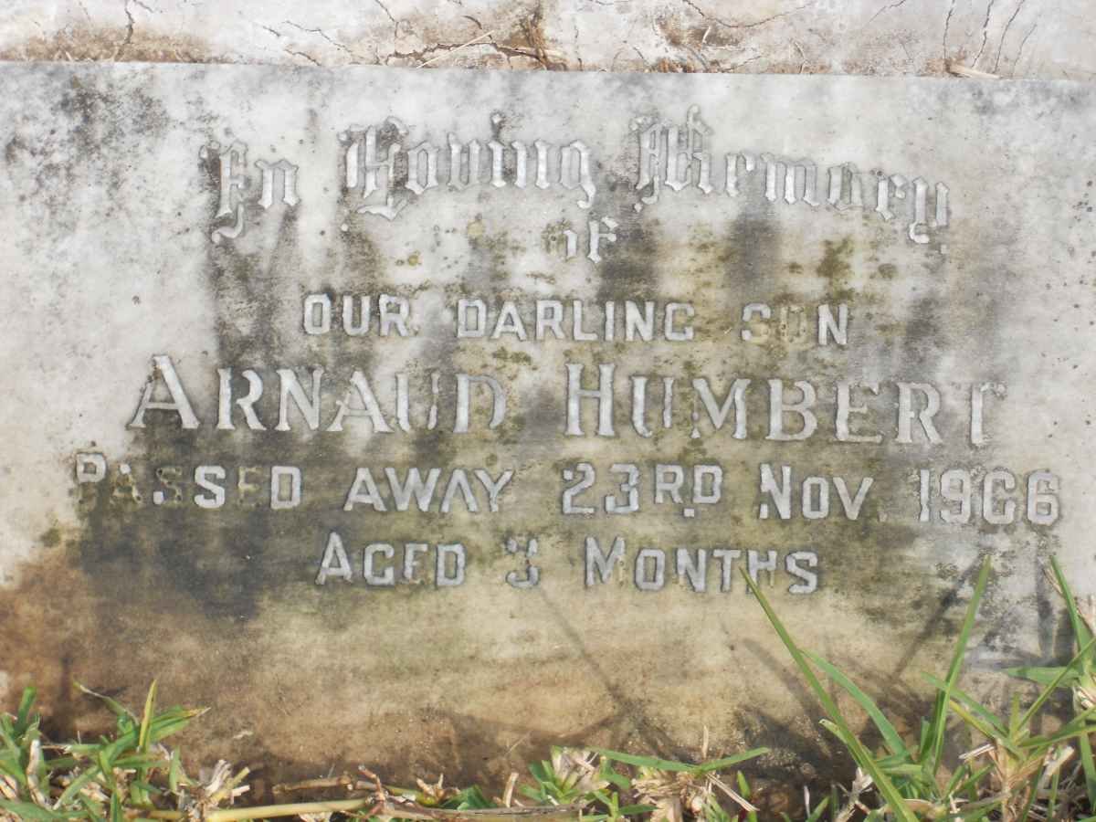 HUMBERT Arnaud -1966