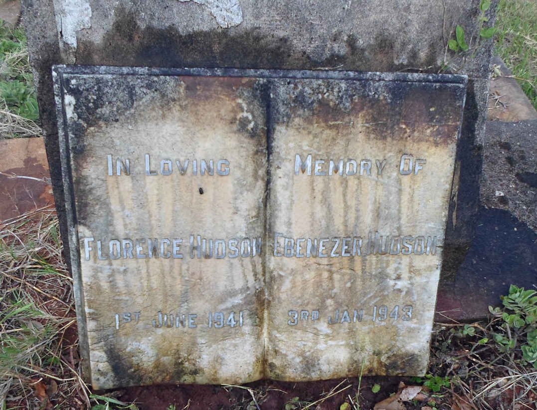 HUDSON Ebenezer -1943 &amp; Florence -1941