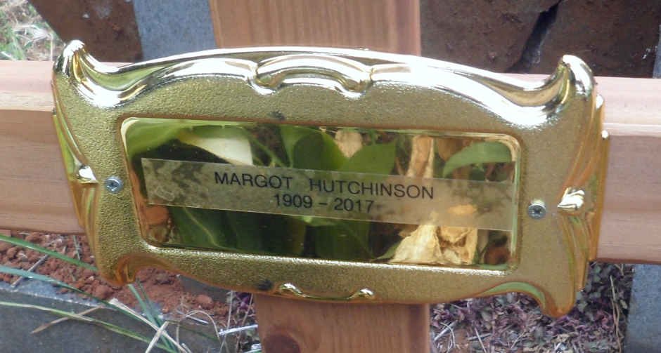 HUTCHINSON Margot 1909-2017