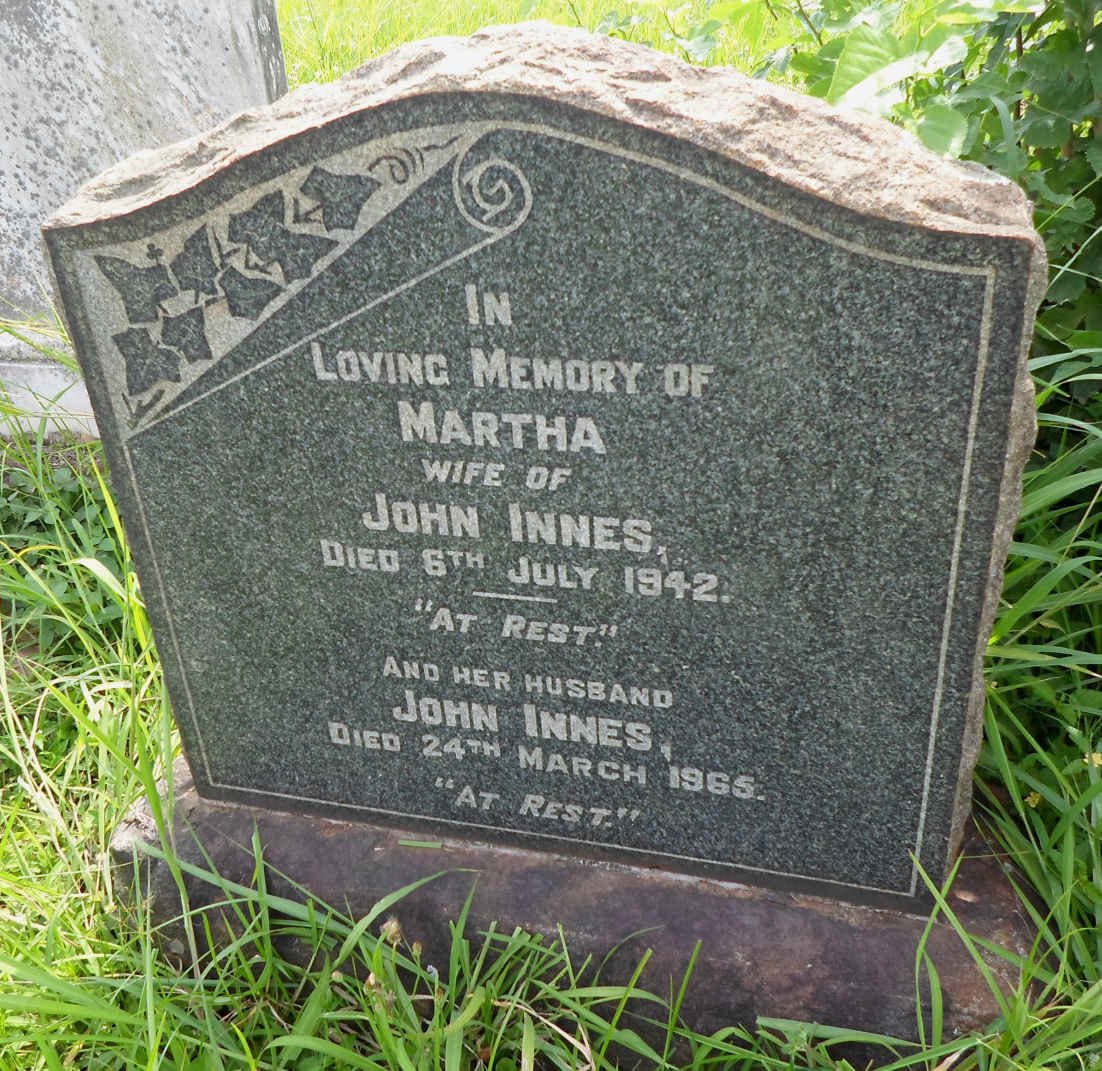 INNES John -1965 &amp; Martha -1942