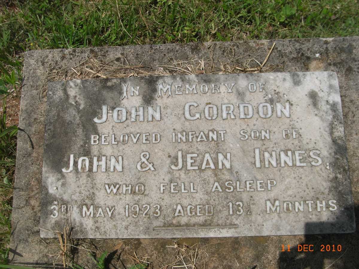 INNES John Gordon -1923