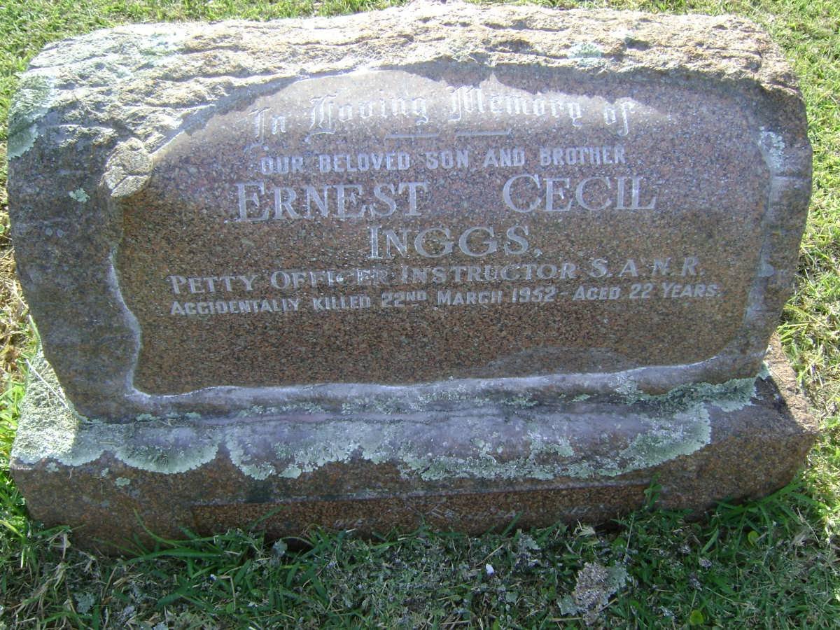 INGGS Ernest Cecil -1952