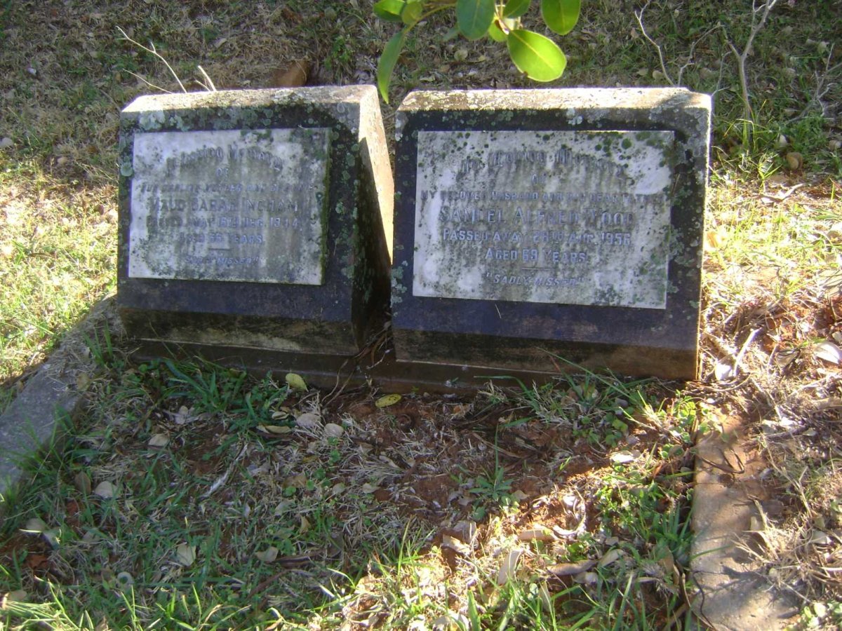 INGHAM Maud Sarah -1944 :: WOOD Samuel Alfred -1956