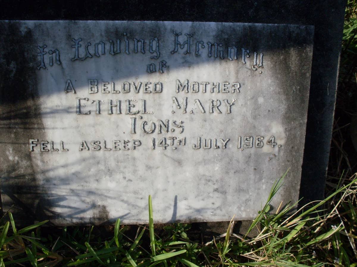 IONS Ethel Mary -1964