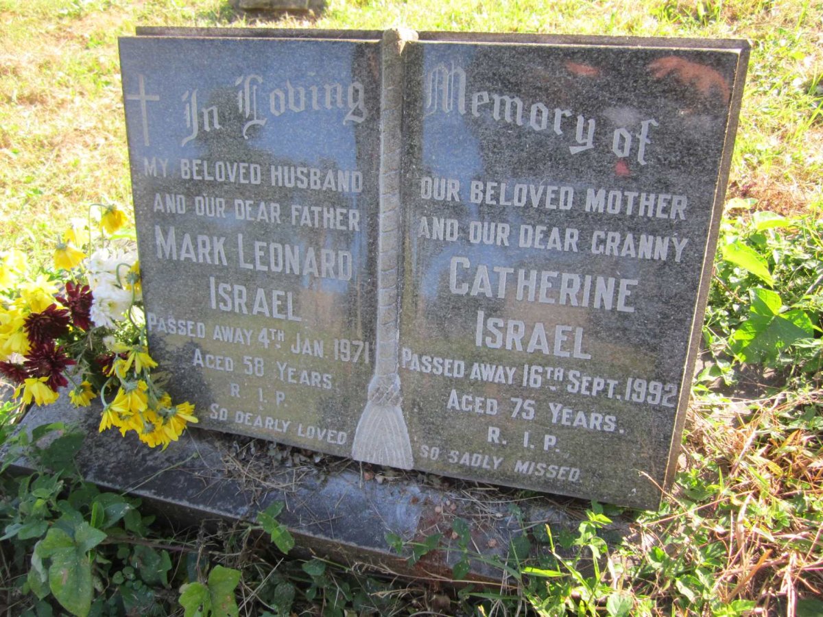 ISRAEL Mark Leonard -1971 &amp; Catherine -1992