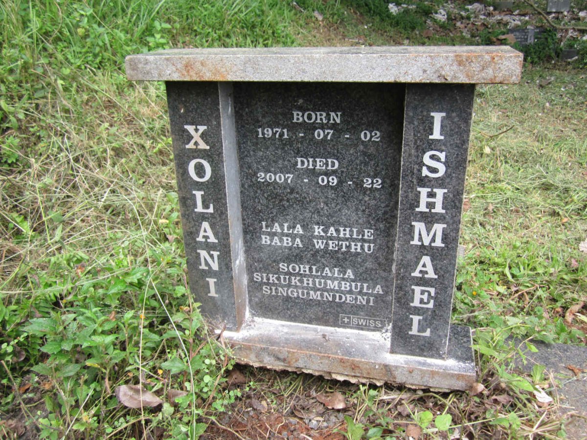 ISHMAEL Xolani 1971-2007