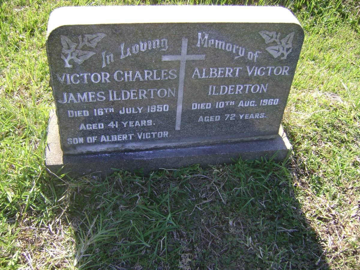 ILDERTON Albert Victor -1960 :: ILDERTON Victor Charles James -1950