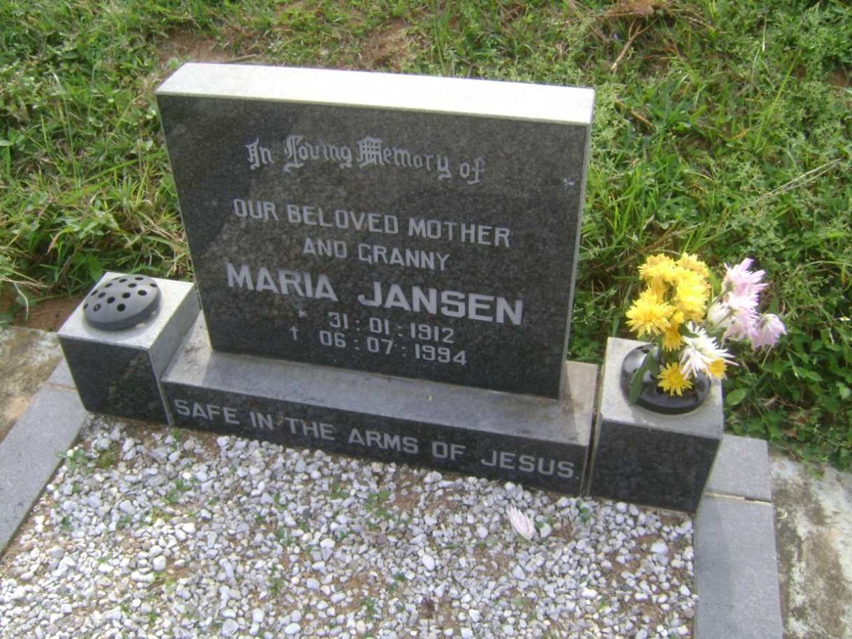 JANSEN Maria 1912-1994