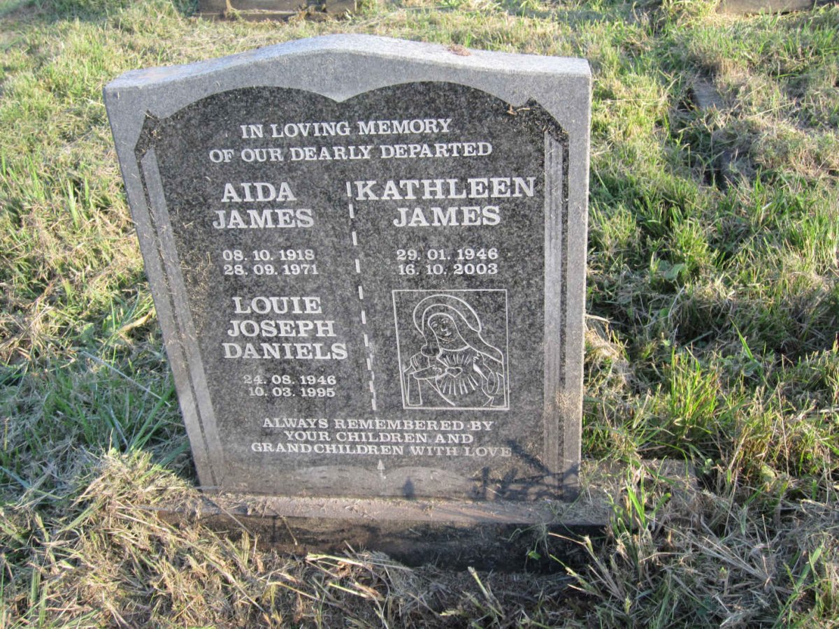 JAMES Aida 1918-1971 :: JAMES Kathleen 1946-2003 :: DANIELS Louie Joseph 1946-1995