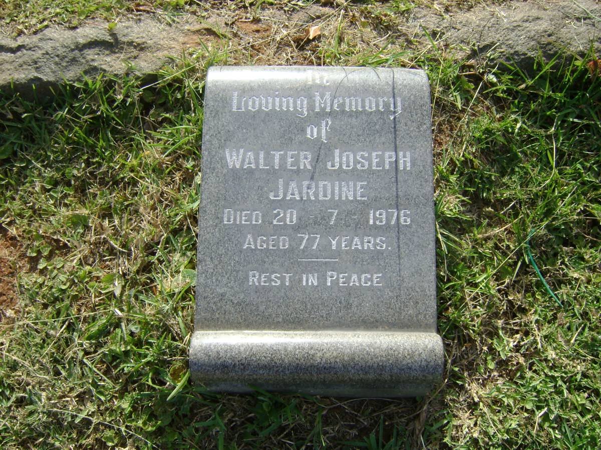 JARDINE Walter Joseph -1976