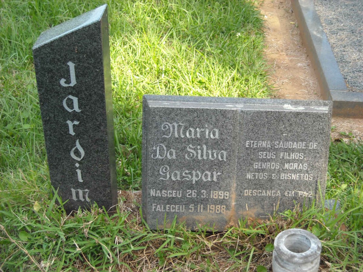 JARDIM Maria Da Silva Gaspar 1899-1988