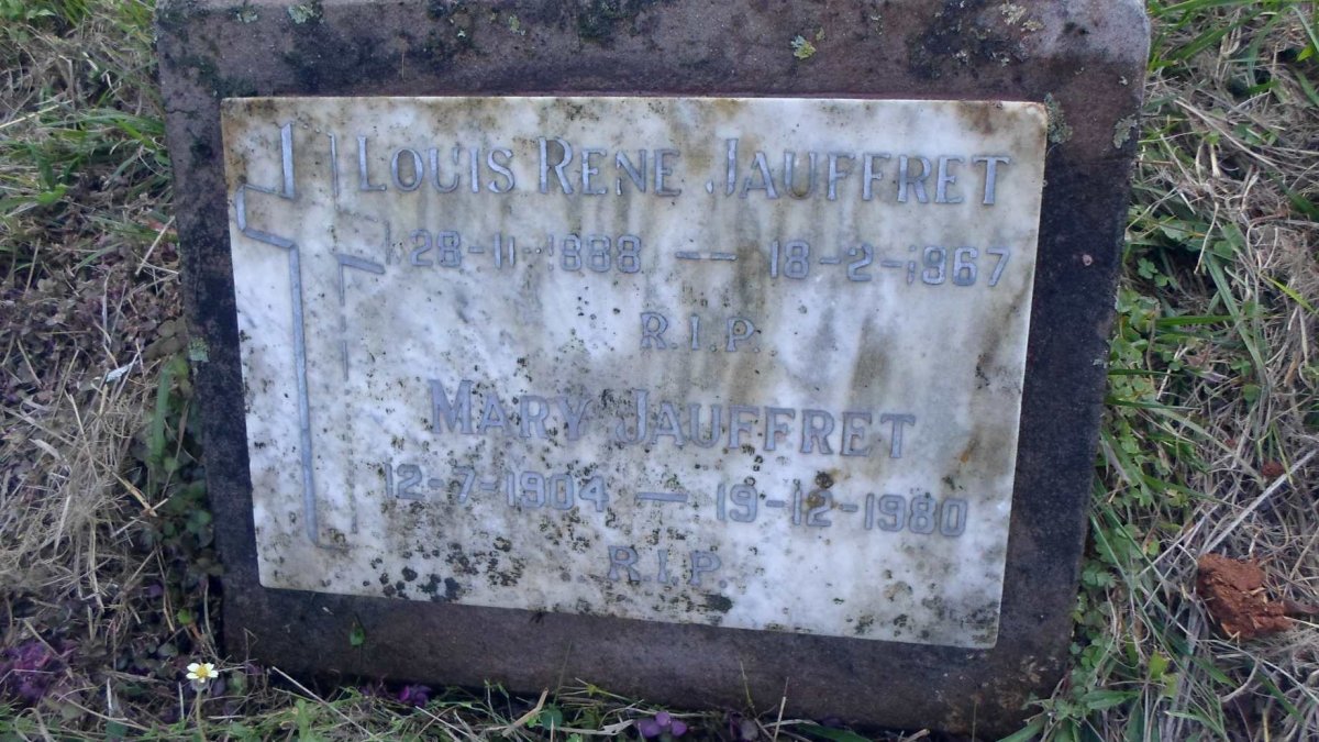 JAUFFRET Louis Rene 1888-1967 &amp; Mary 1904-1980