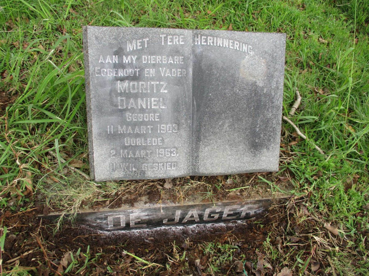 JAGER Moritz Daniel, de 1903-1963