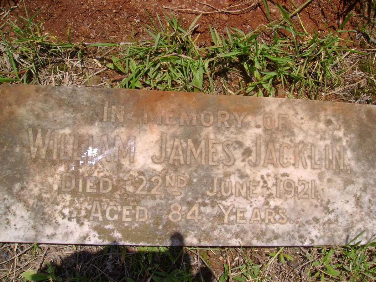 JACKLIN William James -1921