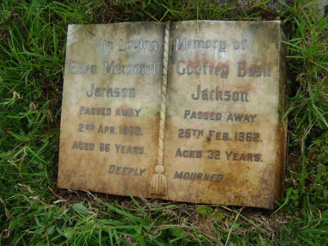 JACKSON Godfrey Basil -1962 &amp; Ellen Margaret -1960