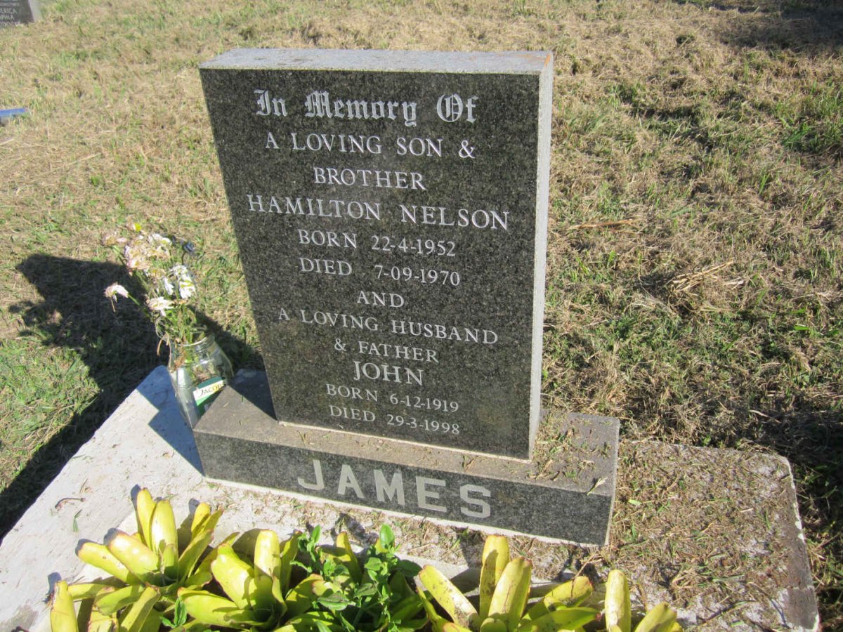 JAMES John 1919-1998 :: JAMES Hamilton Nelson 1952-1970