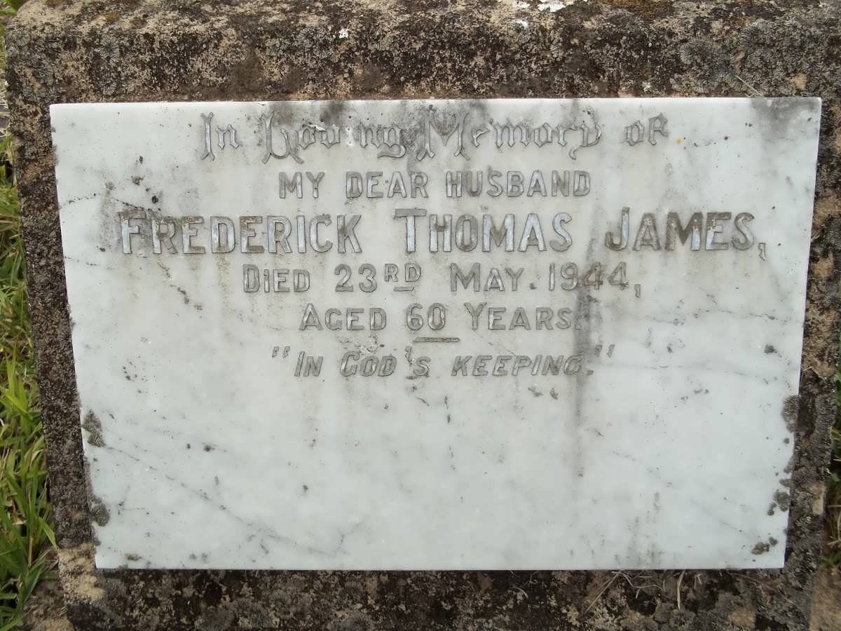 JAMES Frederick Thomas -1944