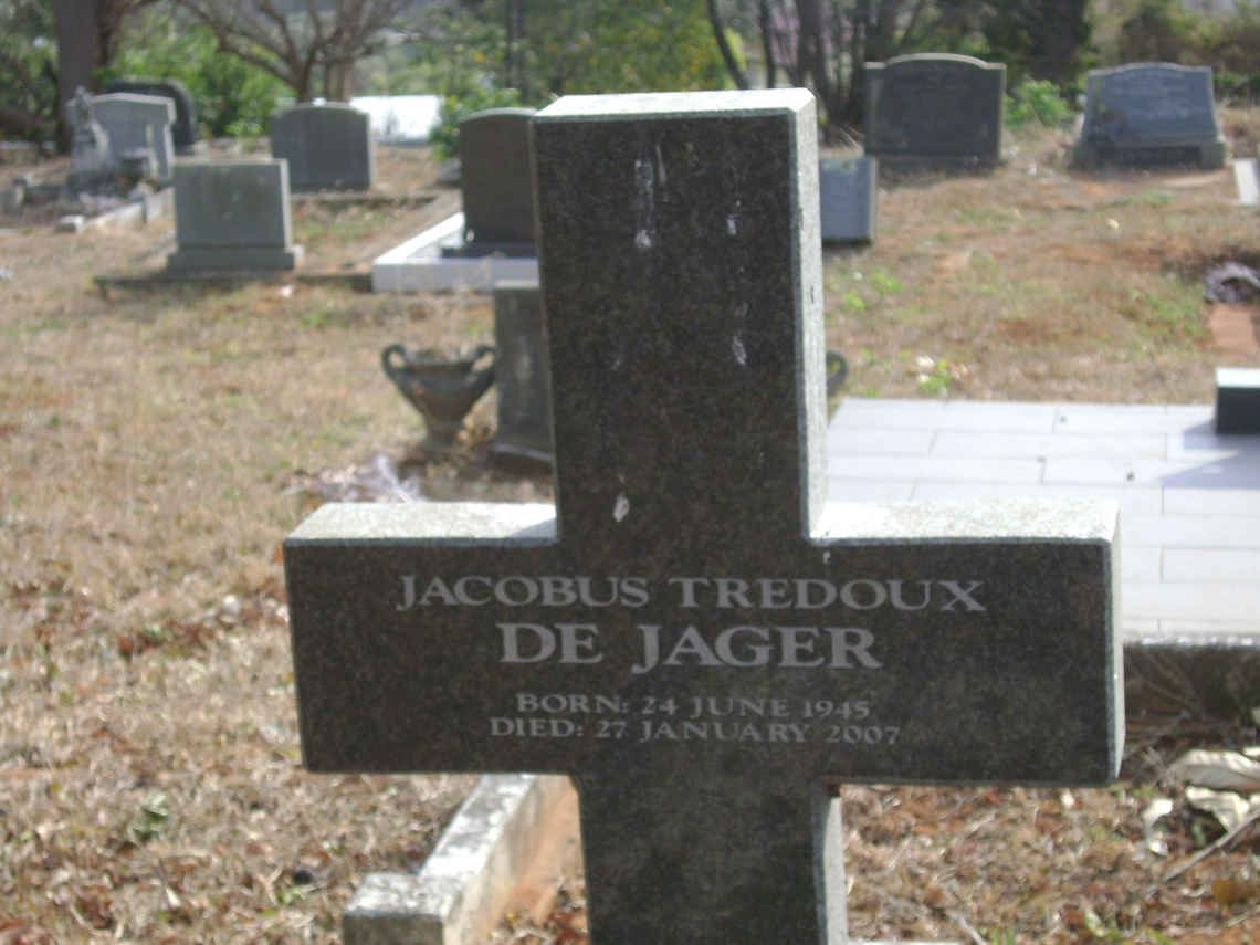 JAGER Jacobus Tredoux, de 1945-2007