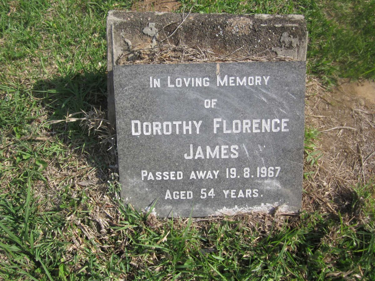 JAMES Dorothy Florence -1967