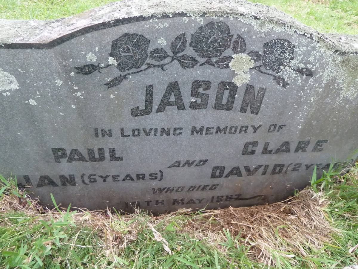JASON Paul Van -1967 &amp; Clare Elizabeth -1967 :: JASON David -1967 :: JASON Jan Hendrik -1967