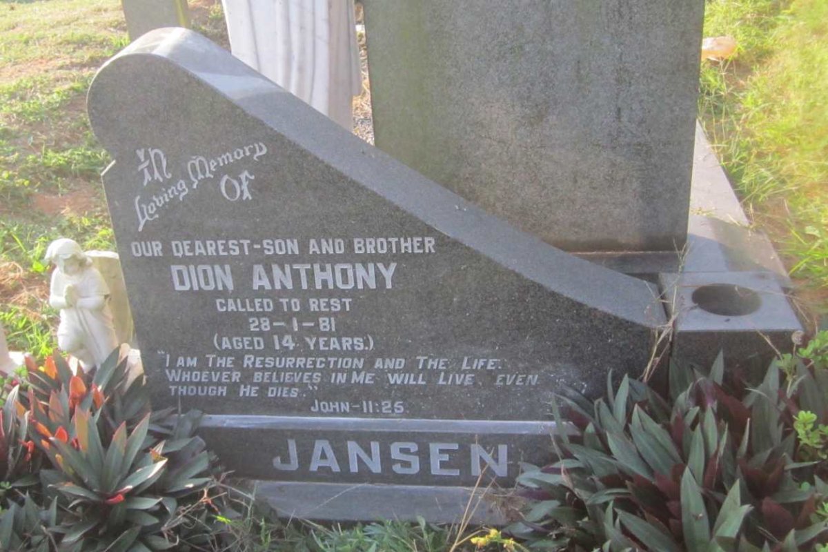 JANSEN Dion Anthony -1981