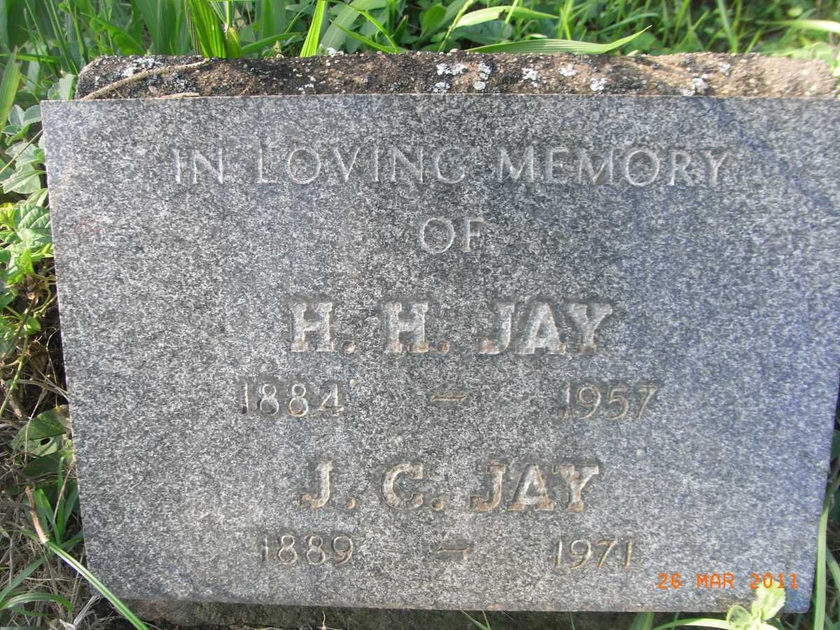 JAY Herbert Harcourt 1884-1957 &amp; Johanna Christina 1889-1971