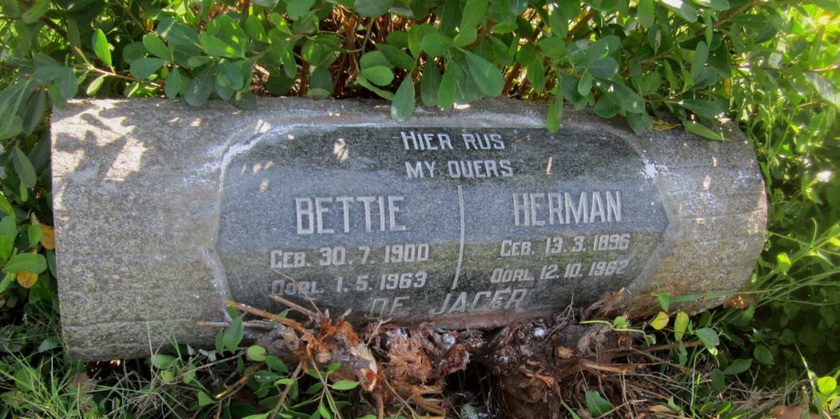 JAGER Herman, de 1896-1962 &amp; Bettie 1900-1963