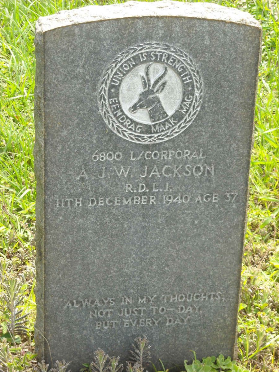 JACKSON A.J.W. -1940