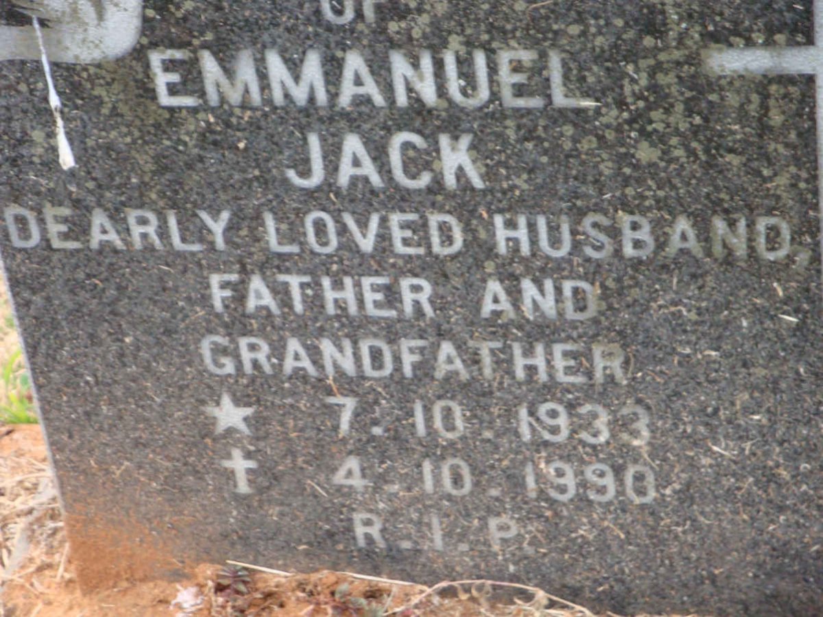 JACK Emmanuel 1933-1990