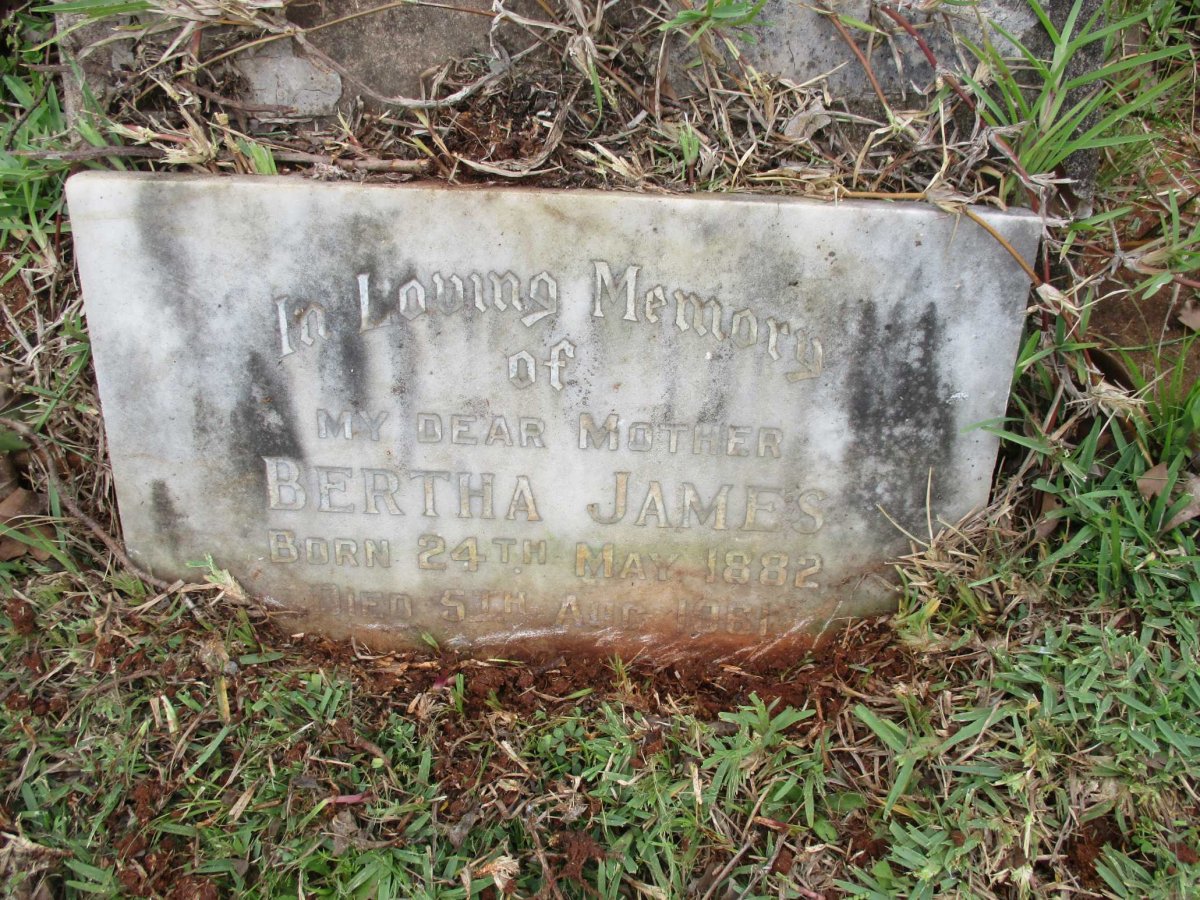JAMES Bertha 1882-1961