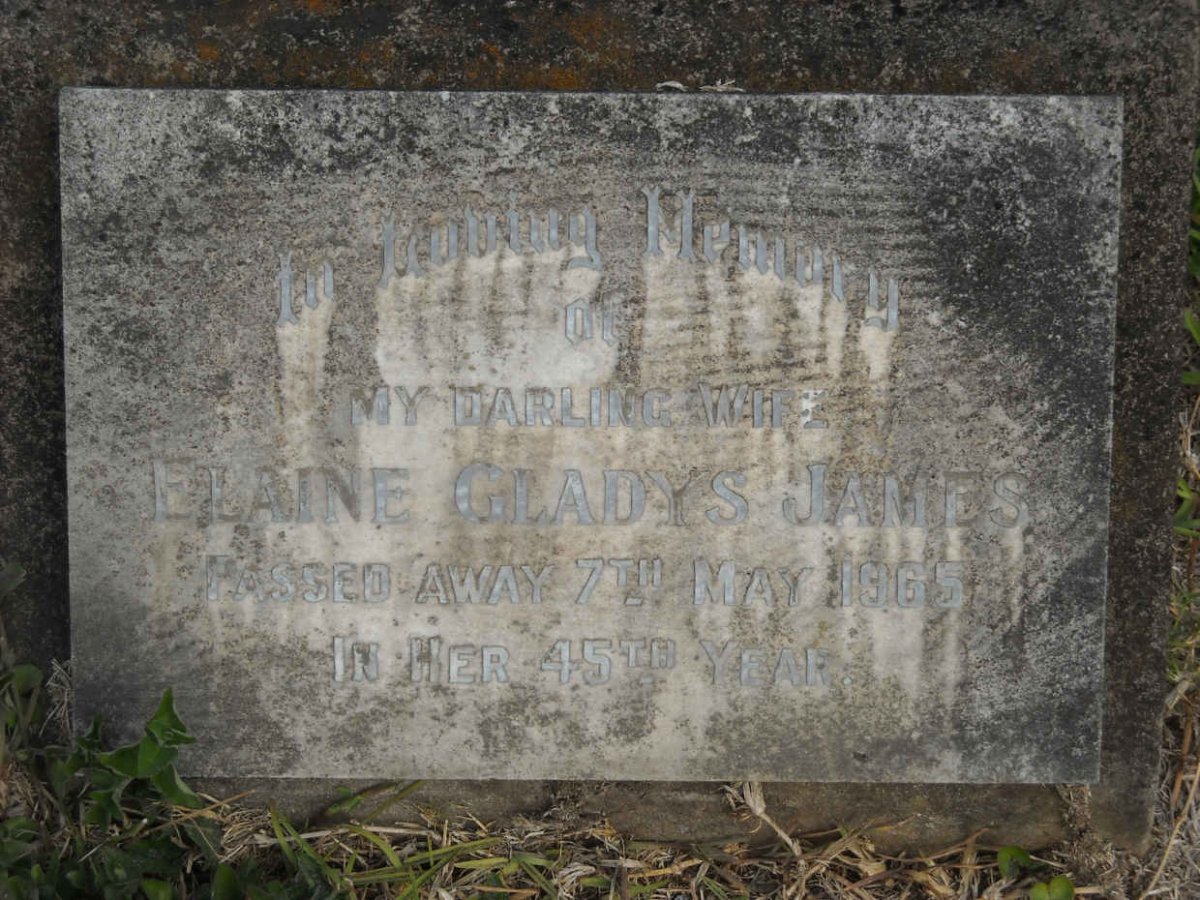 JAMES Elaine Gladys -1965