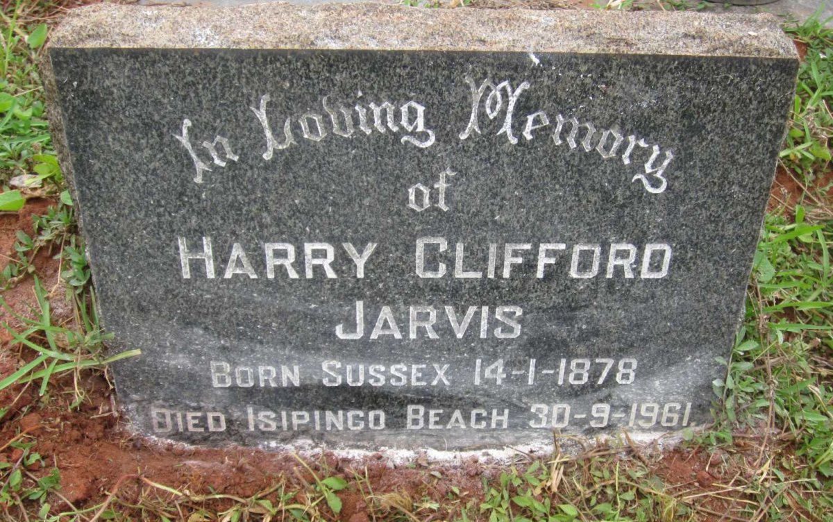 JARVIS Harry Clifford 1878-1961