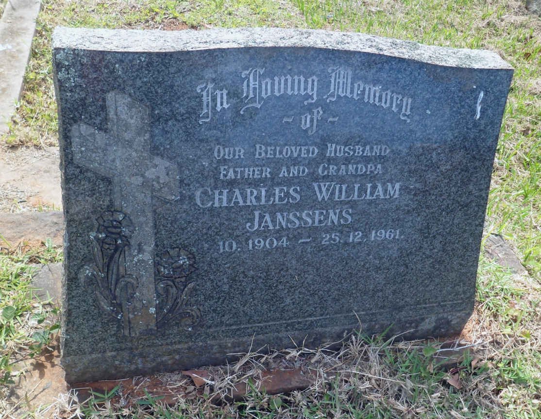 JANSSENS Charles William 1904-1961