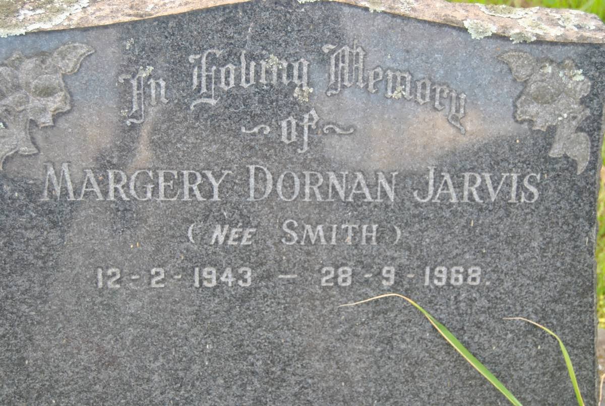 JARVIS Margery Dornan nee SMITH 1943-1968