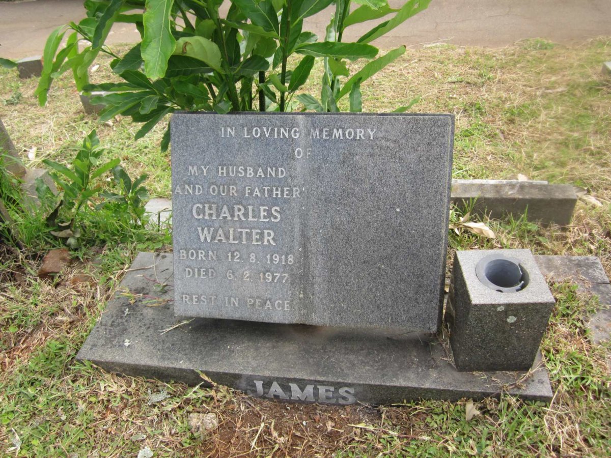 JAMES Charles Walter 1918-1977