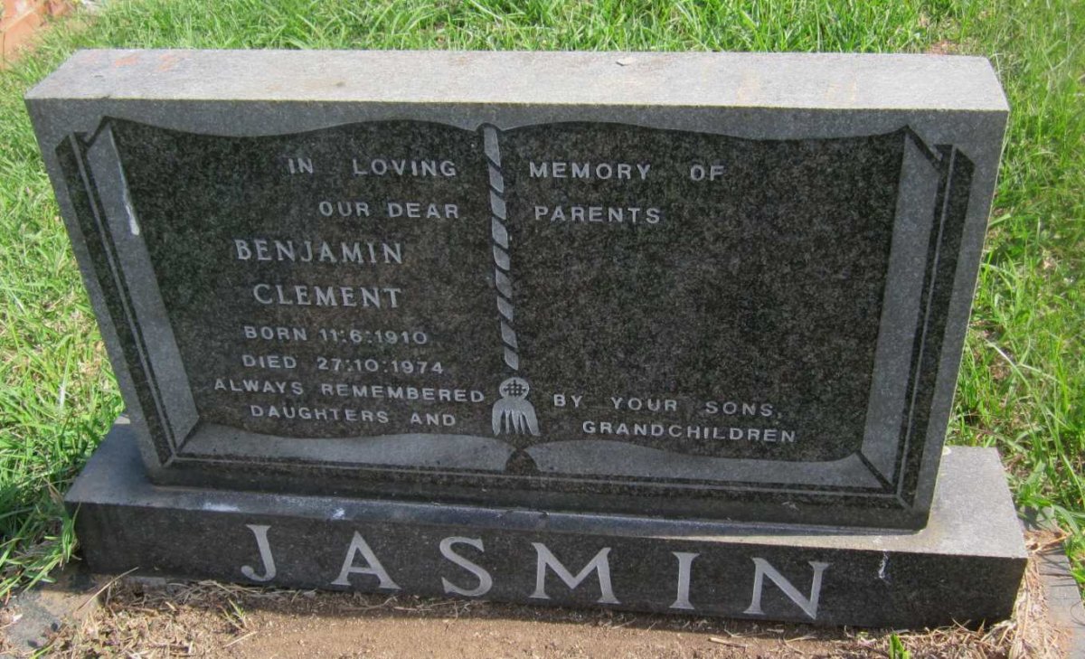 JASMIN Benjamin Clement 1910-1974